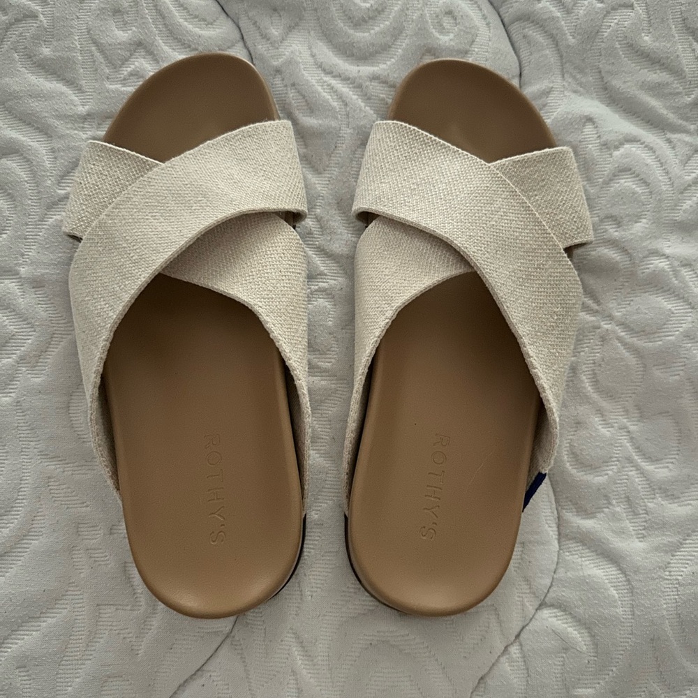 Rothy's Women's “The Weekend Slide” Sandals, sz 8.5